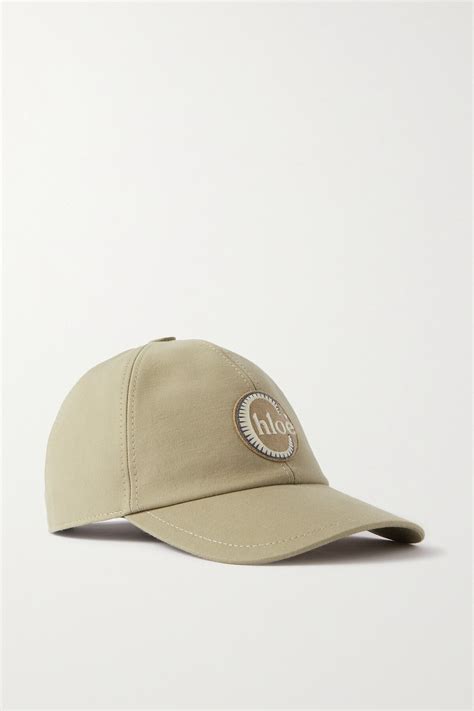 Chloé The Chloé Iconic Cap In Cotton Canvas 